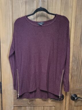 Atmosphere Plum Crewneck Sweater